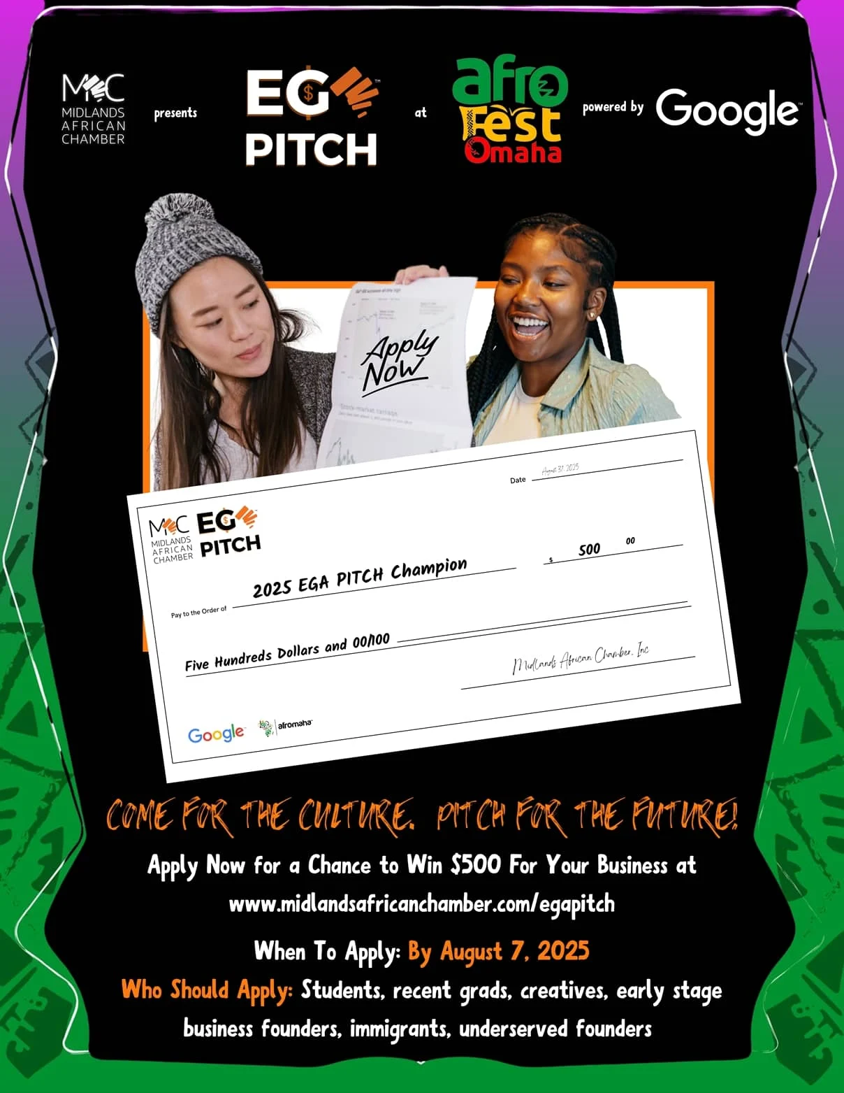 Ega Pitch 2025 Flyer